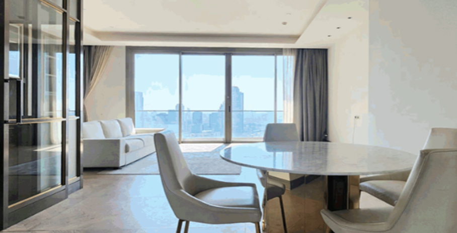 ザ・レジデンス・アット・マンダリン・オリエンタル・バンコクのリビングルーム2