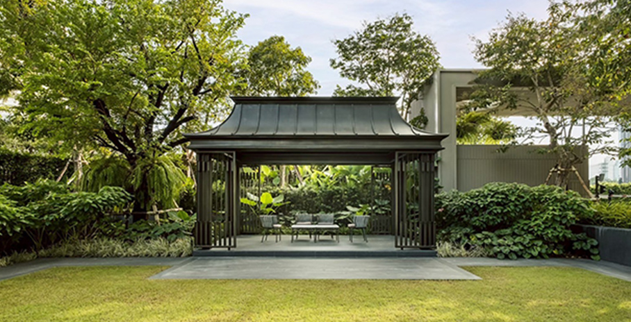 ザ・レジデンス・アット・シンドーン・ケンピンスキー・バンコクのガーデン