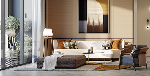 エイティーン セブン・バンコクのリビングルーム